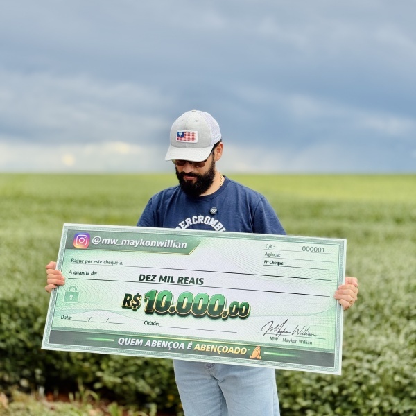 R$10.000,00 NA SUA CONTA